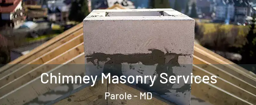  Chimney Masonry Services Parole - MD
