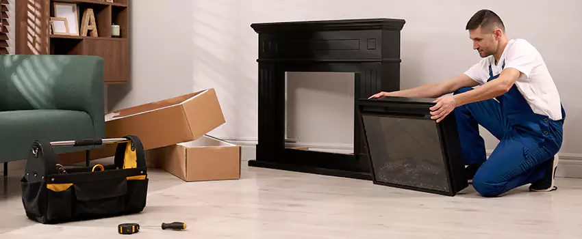 Old Rusted Metal Fireplace Repair And Replacement in Parole, MD