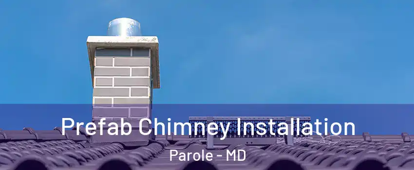 Prefab Chimney Installation Parole - MD
